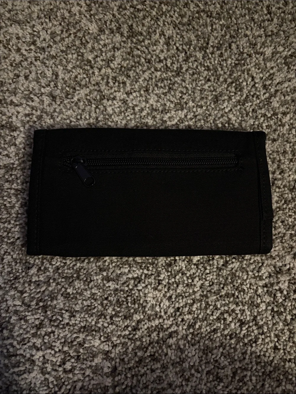 Kavu Black Wallet with Blue Logo Patch